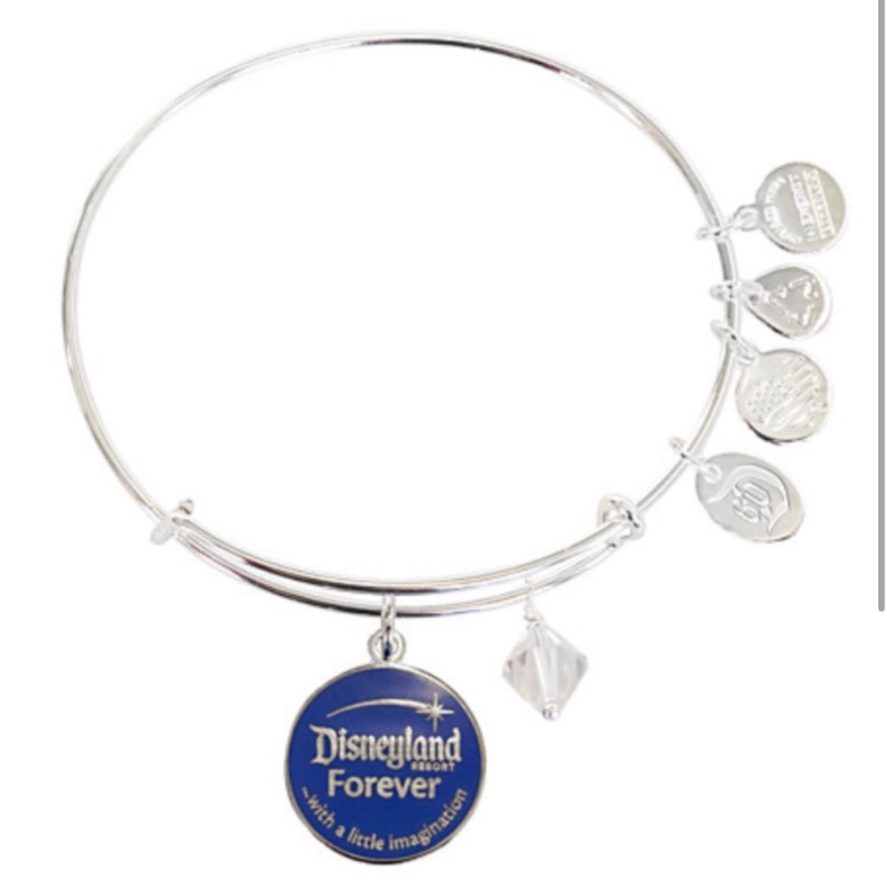 NWT Alex and Ani Disney Disneyland Forever Charm Bangle